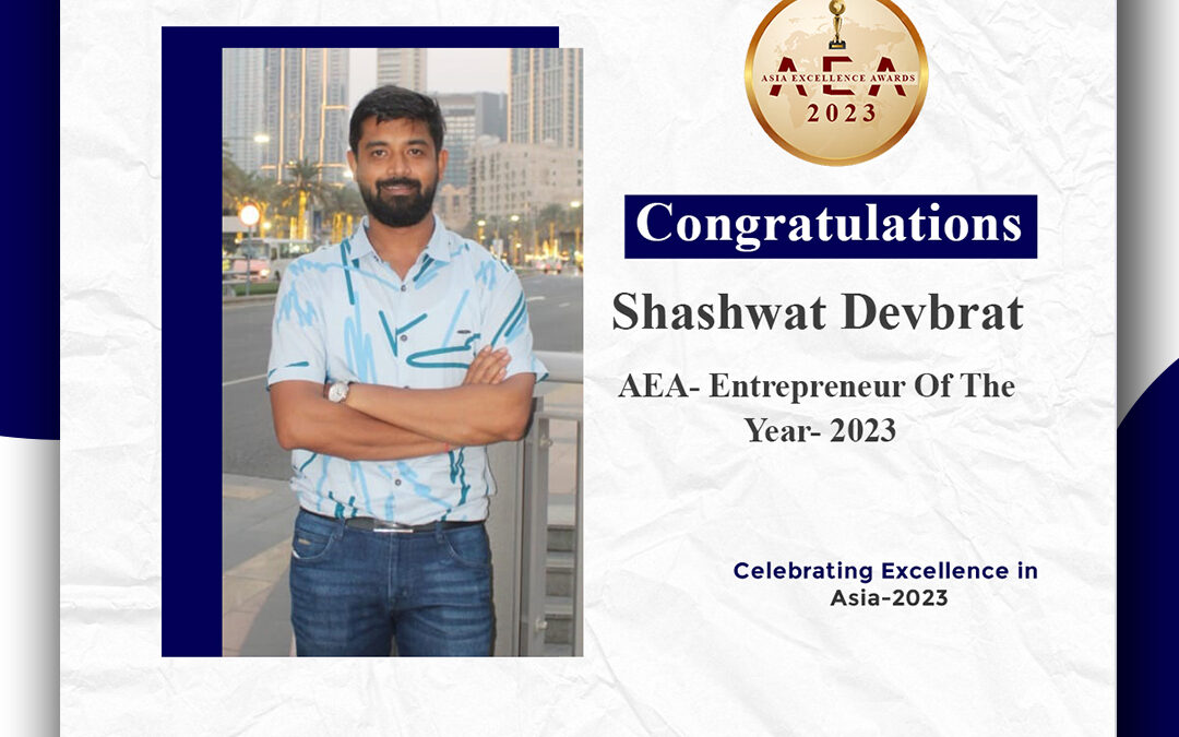 Celebrating Entrepreneurship: Shashwat Devbrat, AEA Entrepreneur of the Year 2023